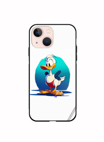 Protective Case Cover For Apple iPhone 14 Donald Duck Design Multicolour