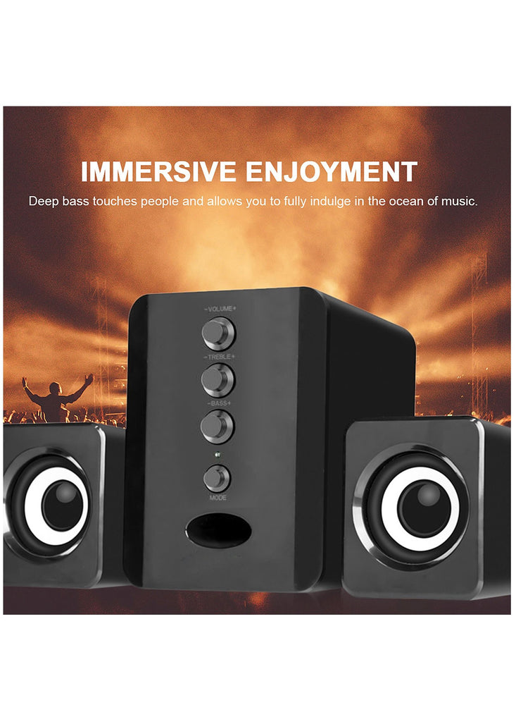 USB Wired Combination Speakers Computer Speakers Bass Stereo Music Player Subwoofer Sound Box