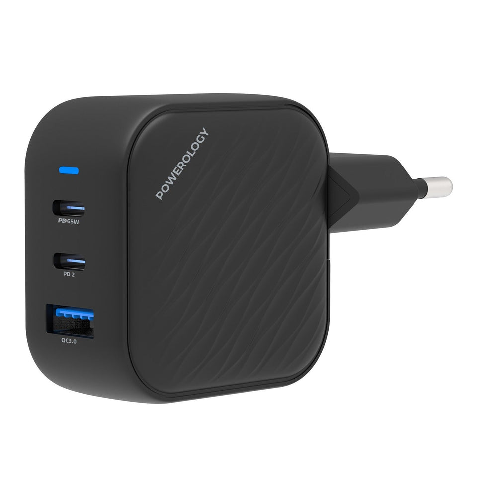 Powerology GaN Wall Charger EU - Black