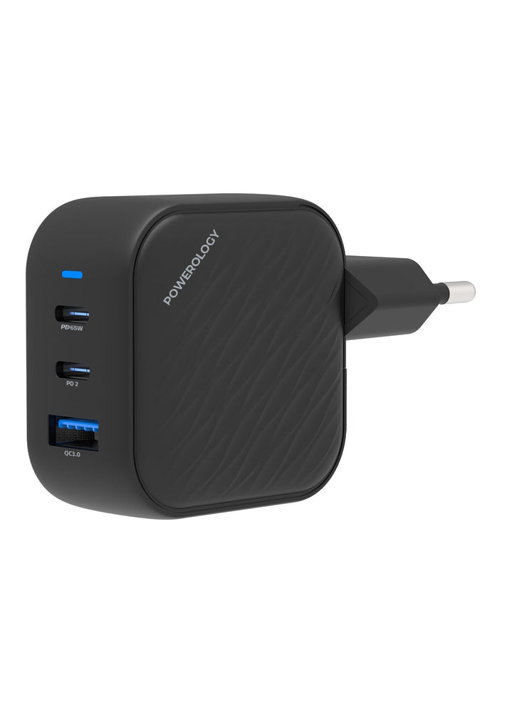 Powerology GaN Wall Charger EU - Black