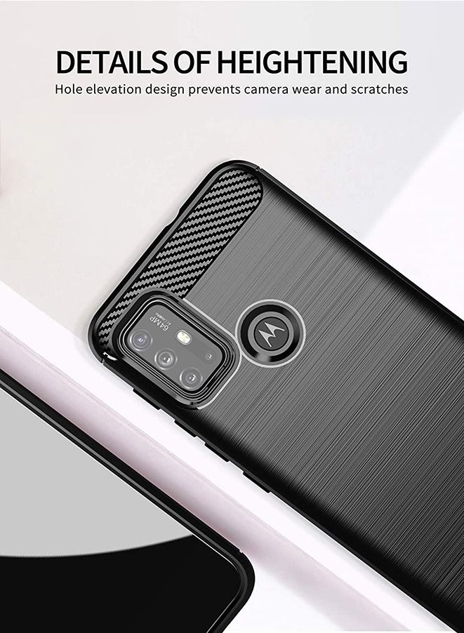 Case for Motorola Moto G30, Ultra Slim Flexible TPU Shock Absorption, Anti-Scratch, Premium Flexible Rubber Cover