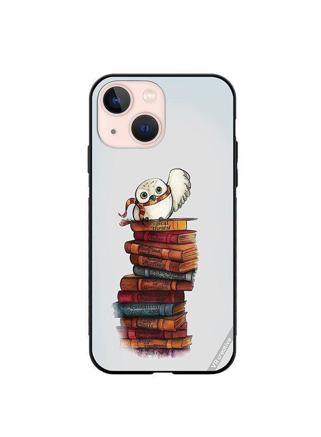 Protective Case Cover For Apple iPhone 13 mini Hogwards Owl Design Multicolour