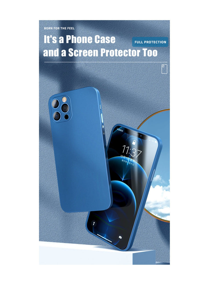 Double Sided 2 in 1 Case Tempered Glass and Polycarbonate Back Cover for iPhone 13 Pro Max Shockproof Anti-Scratch Ultra Slim