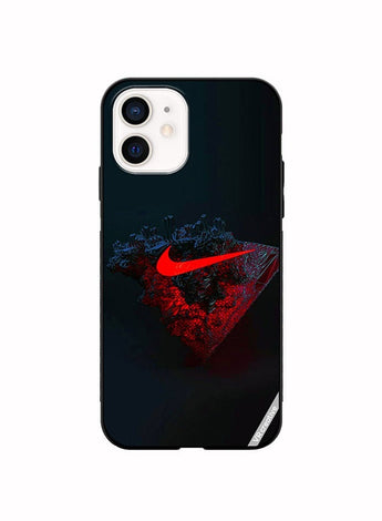 Protective Case Cover For Apple iPhone 12 Nike Design Multicolour