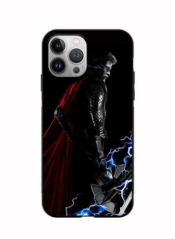 Protective Case Cover For Apple iPhone 12 Pro Thor Design Multicolour