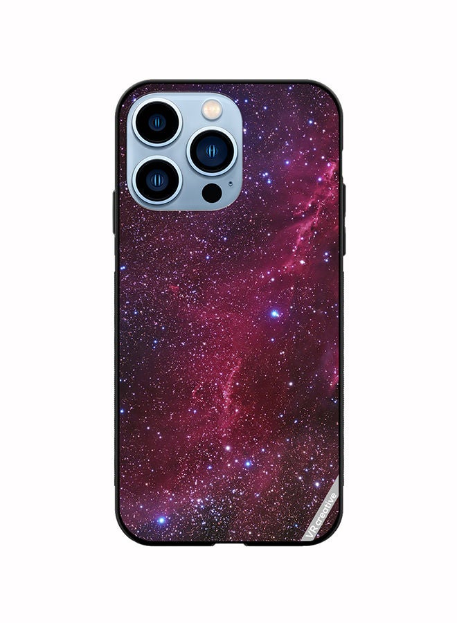 Protective Case Cover For Apple iPhone 14 Pro Max Galaxy Stars Space Design Multicolour