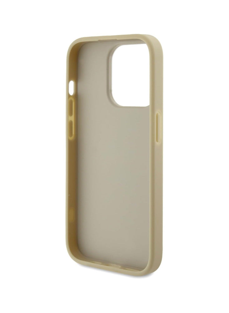 Guess Fixed Glitter Case For iPhone 15 Pro Max (Gold)