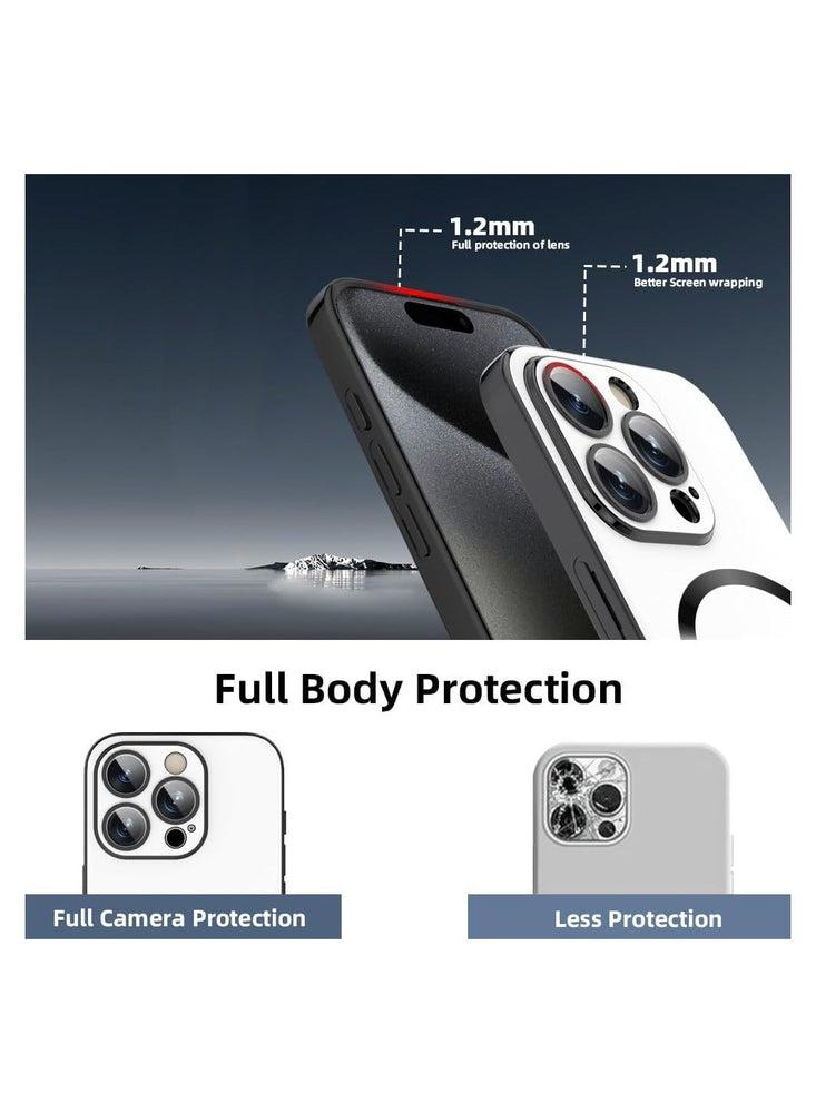 X-level for iPhone 15 Pro Max Case DAZZLING COLOR Magsafe Series - Black Color