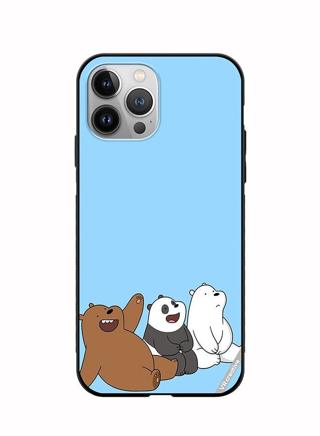 Protective Case Cover For Apple iPhone 11 Pro Max 3 Cute Teddy Design Multicolour