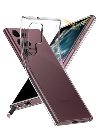 Samsung Galaxy S22 Ultra Case Clear Slim Fit Crystal Clear Transparent Anti-Scratch Flexible Soft TPU