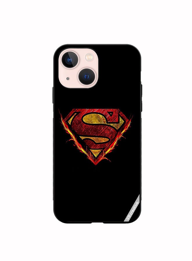 Protective Case Cover For Apple iPhone 14 Plus Superman Design Multicolour