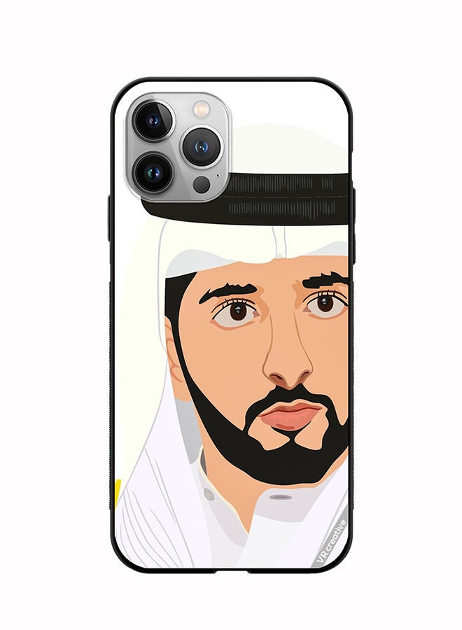 Protective Case Cover For Apple iPhone 11 Pro Max Sheikh Hamdan Bin Mohammed Bin Rashid Al Maktoum Design Multicolour